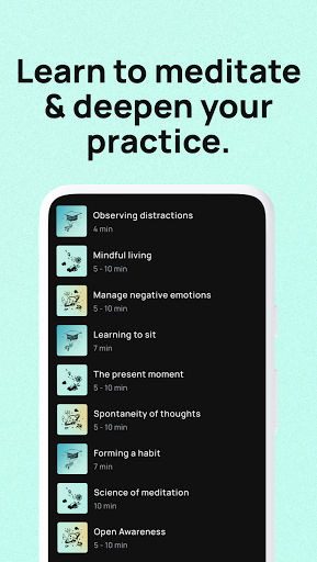 Medito - Free forever Meditation & Sleep App - عکس برنامه موبایلی اندروید