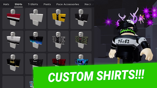 Shirts for roblox - عکس برنامه موبایلی اندروید