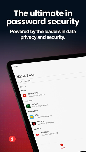 MEGA Pass Password Manager - عکس برنامه موبایلی اندروید