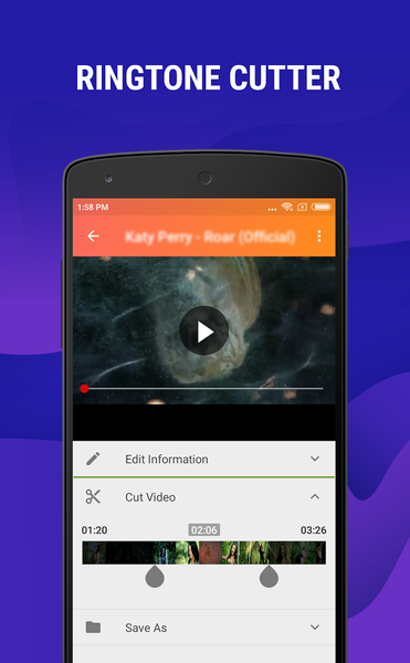 Mp۴ to Mp۳ - Convert Video to - عکس برنامه موبایلی اندروید
