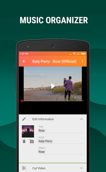 Mp4 to Mp3 - Convert Video to - عکس برنامه موبایلی اندروید