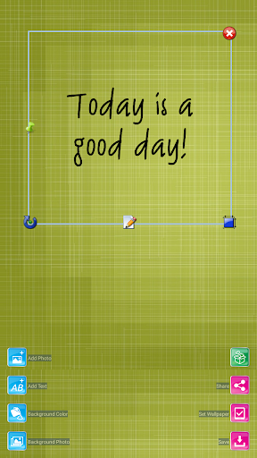 Custom Wallpaper Maker FREE - Image screenshot of android app