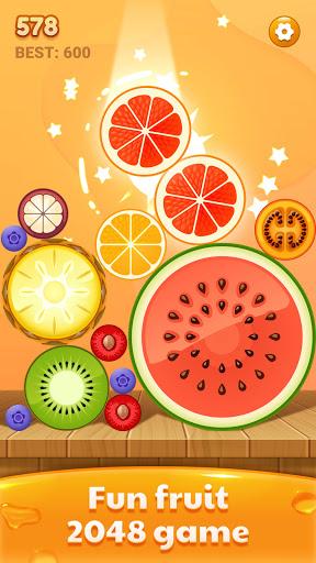 Chain Fruit 2048 Puzzle Game - Image screenshot of android app