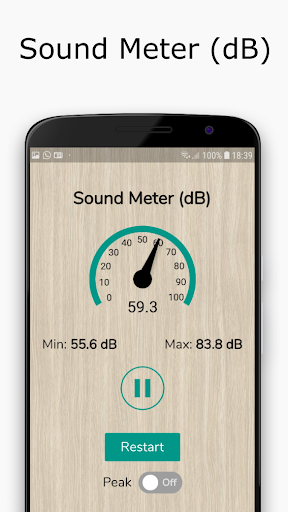 Sound Meter (dB) - عکس برنامه موبایلی اندروید