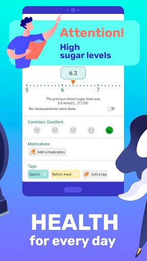 Glucose Diary: Sugar Tracker - Image screenshot of android app