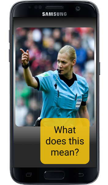 Football Referee Quiz - Image screenshot of android app