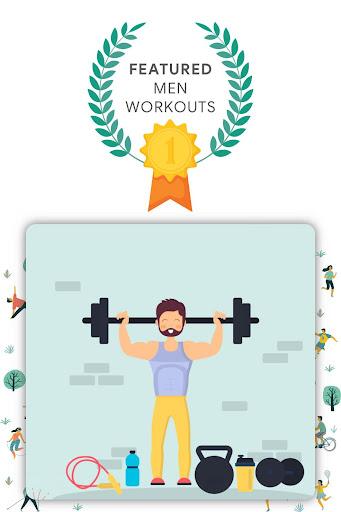 Men workout: Home workouts - عکس برنامه موبایلی اندروید