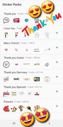 Thank You Sticker for WhatsApp - Image screenshot of android app
