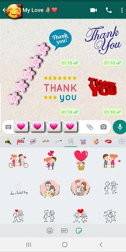 Thank You Sticker for WhatsApp - Image screenshot of android app