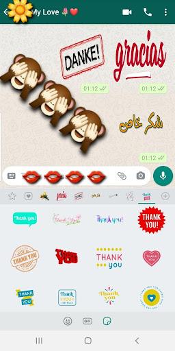 Thank You Sticker for WhatsApp - Image screenshot of android app