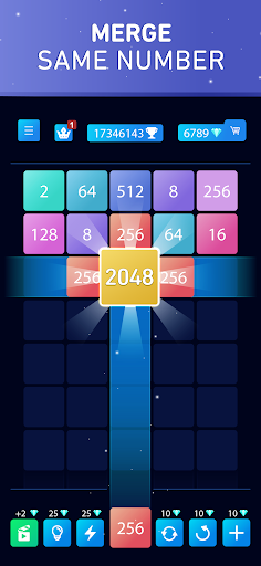 2048 Merge Blocks Puzzle - Image screenshot of android app