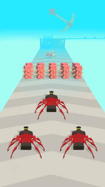 Merge Spider Train - Gameplay image of android game