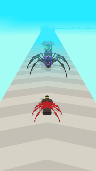 Merge Spider Train - عکس بازی موبایلی اندروید