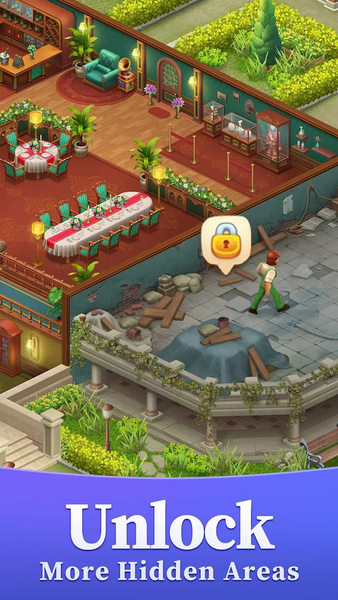 Merge Bistro Decor Match Story - Gameplay image of android game