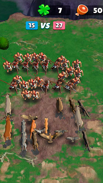 Merge and Hunt: Riot of Nature - عکس بازی موبایلی اندروید