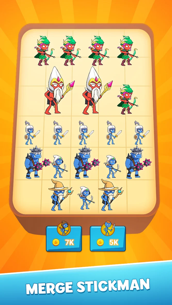 Merge Stickman - Stick War - Gameplay image of android game