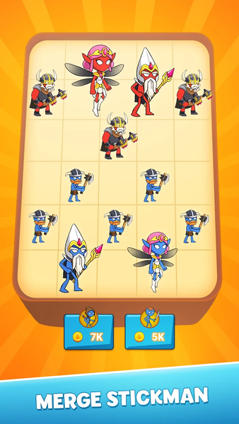 Merge Stickman - Stick War - Gameplay image of android game