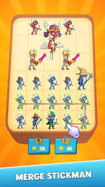 Merge Stickman - Stick War - Gameplay image of android game