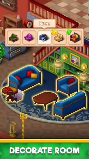 Merge Villa – مرج ویلا (بازسازی ویلا) - Gameplay image of android game