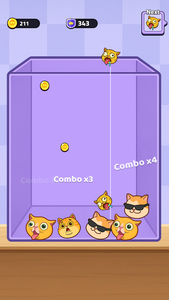 Merge Memes: Drop Puzzle - Gameplay image of android game