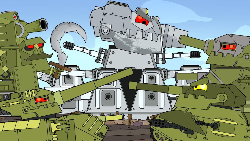 Merge Tanks: Idle Merge Arena - عکس بازی موبایلی اندروید