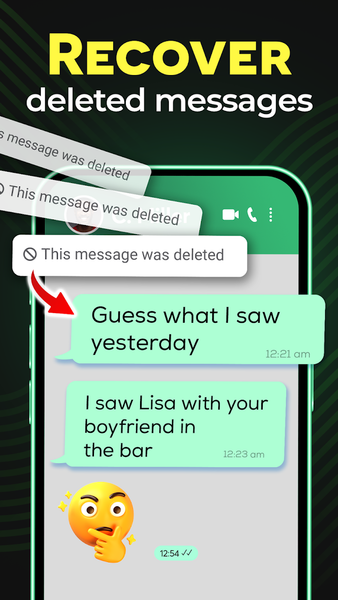 Recover Deleted Messages, SMS - عکس برنامه موبایلی اندروید