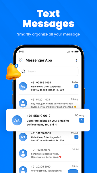 SMS Messages: Secure & Private - عکس برنامه موبایلی اندروید