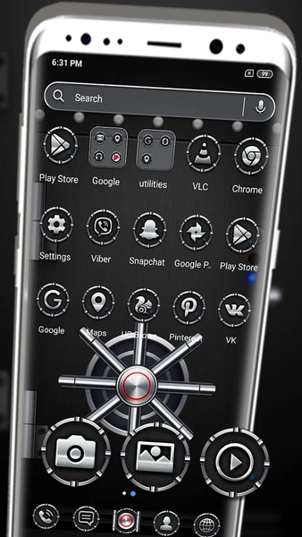Metal Vault Launcher Themes - عکس برنامه موبایلی اندروید