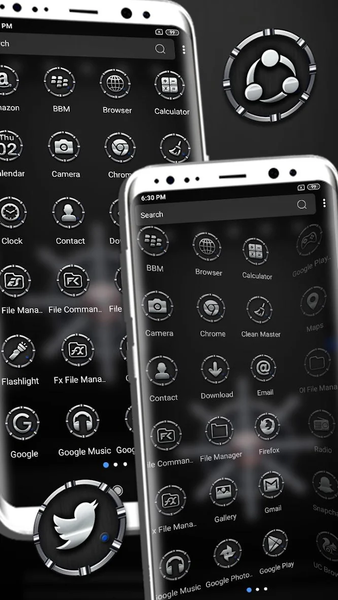 Metal Vault Launcher Themes - عکس برنامه موبایلی اندروید