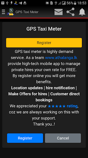 GPS Taxi Meter - Image screenshot of android app