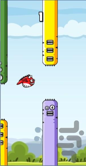 Flappy Dragon - Gameplay image of android game