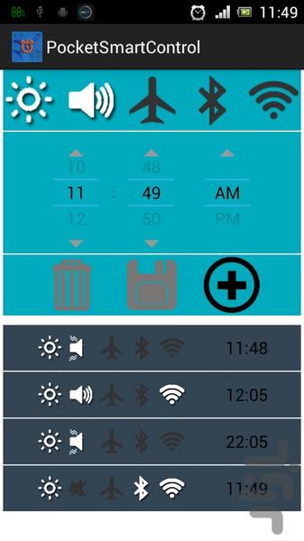 Pocket Smart Control - Image screenshot of android app