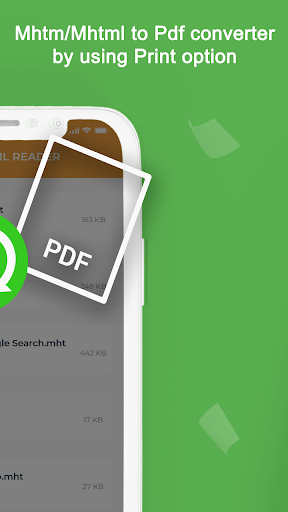 MHTML To PDF Converter - عکس برنامه موبایلی اندروید