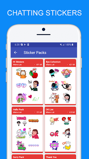 Chatting Stickers For Whatsapp - Image screenshot of android app