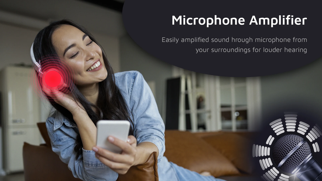 Microphone Booster & Amplifier - عکس برنامه موبایلی اندروید