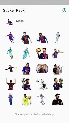 Messi Stickers For WhatsApp - Image screenshot of android app