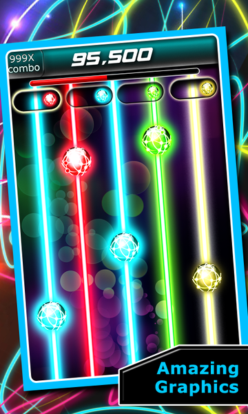 ElectroBall:Music Bounce Balls - Gameplay image of android game