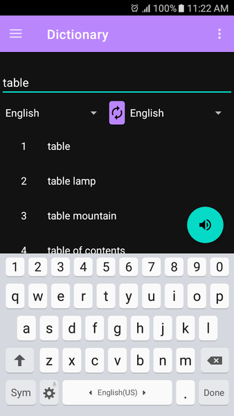 Dictionary - Image screenshot of android app