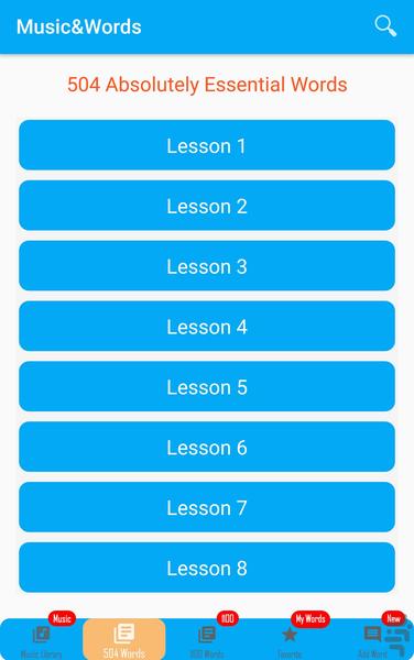 Music&Words - Image screenshot of android app