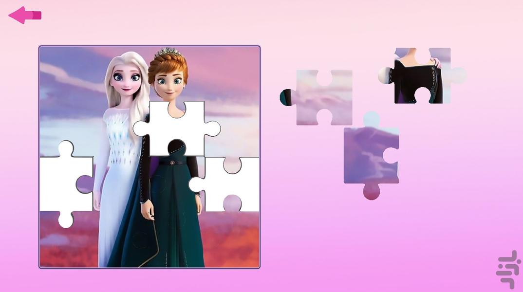 پازل السا و آنا - عکس برنامه موبایلی اندروید