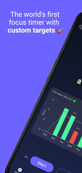 Milki - Pomodoro Study Timer - عکس برنامه موبایلی اندروید