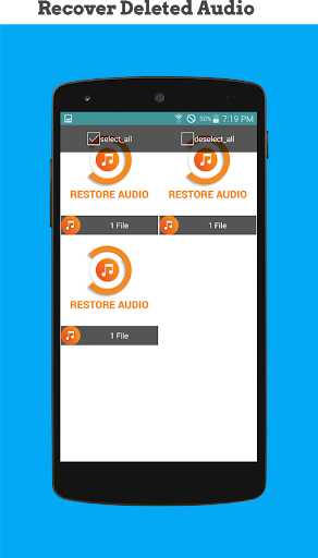 Delete Audio Recovery - Image screenshot of android app