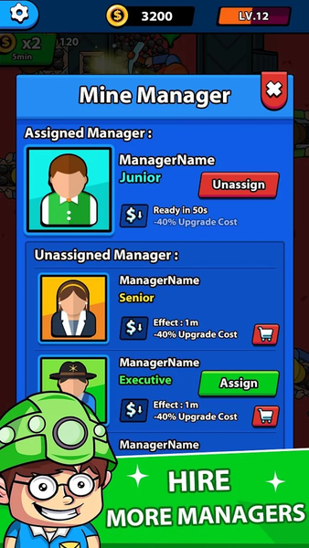 Idle Miner Tycoon - Gold Miner - عکس بازی موبایلی اندروید