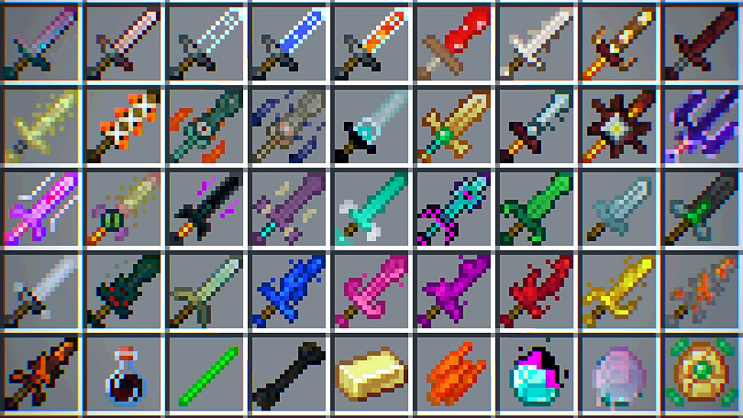 Swords for minecraft - mods - عکس برنامه موبایلی اندروید