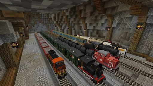 Train mods for minecraft - Image screenshot of android app