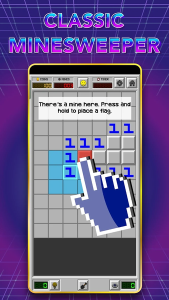 Minesweeper - Mine Finder Game - Gameplay image of android game