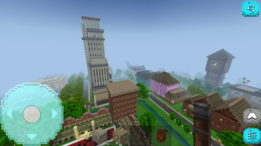 Mini Modern City Craft - Gameplay image of android game