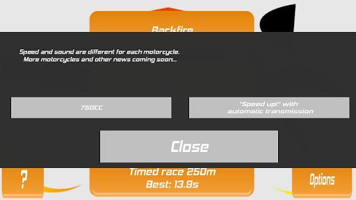 Moto with gear - Gameplay image of android game