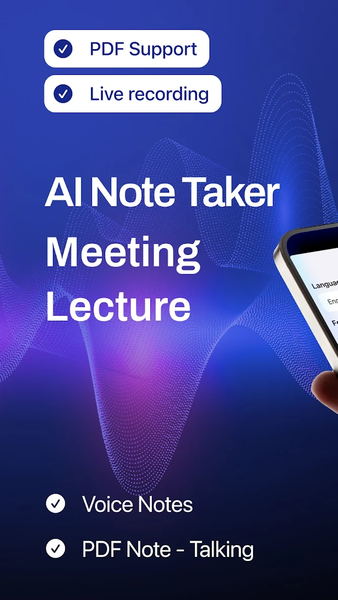 AI Note Taker: Meeting Minutes - عکس برنامه موبایلی اندروید