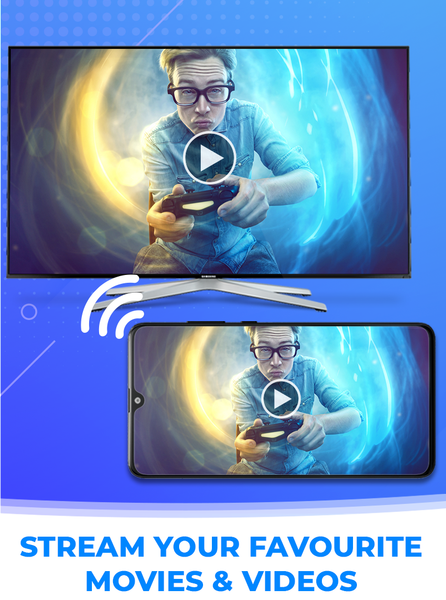 Screen mirroring - Cast to TV - عکس برنامه موبایلی اندروید